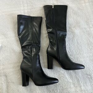 SHEIN Black Knee High Boots